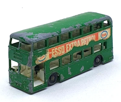 Autobús Daimler Lesney Matchbox n.° 74 Esso Extra Gasolina Verde Fabricado... - Imagen 1 de 4
