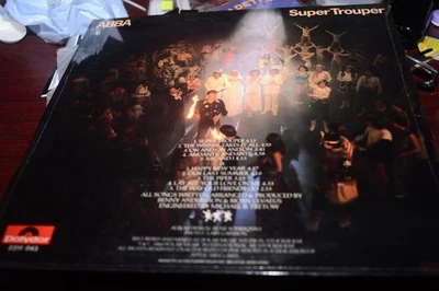 ABBA 1980 super trouper 1980    HONG KONG    12'  ORIGINAL  VINYL LP shrank warp - Image 1 of 4
