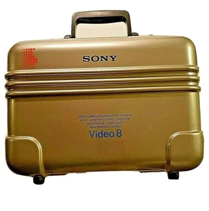 Sony Video 8 custodia rigida LC V814 vintage nuova vecchia stock rara scatola giapponese da collezione - Foto 1 di 10
