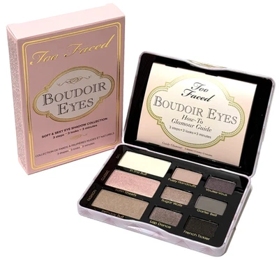 TOO FACED  Boudoir Eyes  SOFT & SEXY  9 Shade EYESHADOW Collection  NEW IN BOX - Image 1 of 4