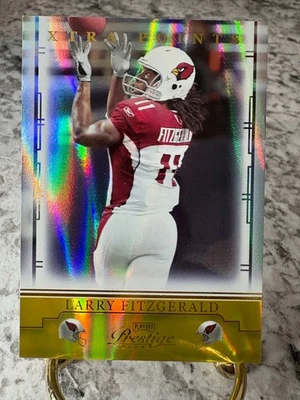 2008 Panini Prestige LARRY FITZGERALD "Gold Xtra Points" Arizona Cardinals /250 - Image 1 of 2