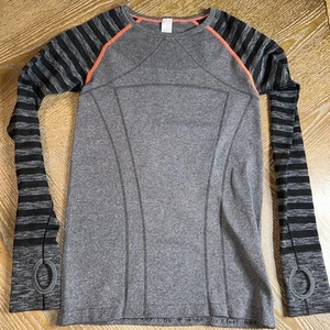 Ivivva by Lululemon Girls Swiftly Fly Tech Seamless Long Sleeve Shirt Size 12  - Picture 1 of 5