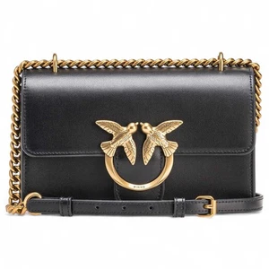 Moda Borsa PINKO MINI LOVE BAG ONE Donna Pelle Nero - 100074-A0F1-Z99Q - Foto 1 di 5