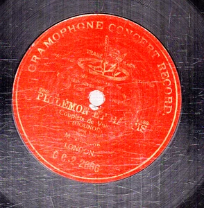 123g1. Pol Plancon - Philemon et Baucis-Au bruit - G&T 2-2666 - London, 1902 - Imagen 1 de 1