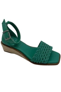 Vince Camuto Adjustable Espadrille Wedge Sandals Bretandi Ocean - Picture 1 of 3