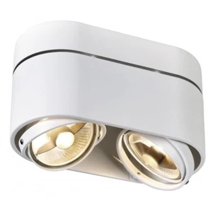 Ceiling Light Kardamod Surface Round Es111Double, Round,White, Max. 2X75W - Picture 1 of 1