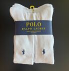 New Polo Ralph Lauren 6 Pairs Mens Sock Classic Cotton Sport - Sock Size 10-13