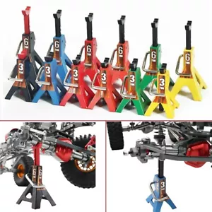 Metal 3/6T Jack Stands For 1/10 RC Car Crawler Axial TRX-4 RC4wd D90 Wraith - Picture 1 of 19