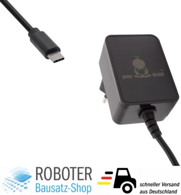 yourDroid Netzteil 5V DC 3A USB-C Raspberry Pi 4 Power Supply - Bild 1 von 3