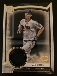 2018 Topps Museum Meaningful Material Patch Relics Gold Max Kepler ed/25 - Picture 1 of 2