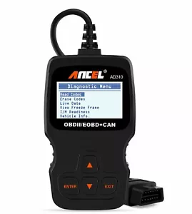 ANCEL AD310 Classic Enhanced Universal OBD II Scanner Car Engine Fault Code Read - Picture 1 of 7