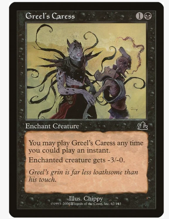 Greel's Caress - Prophecy (PCY) Vintage Magic the Gathering (x4) PLAYSET MtG - Image 1 of 1