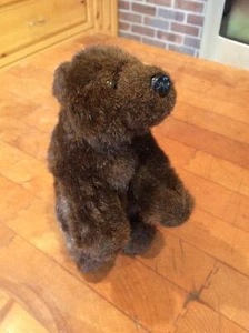Oso de peluche Gund de pie marrón oso de peluche realista 7" suave - Imagen 1 de 4