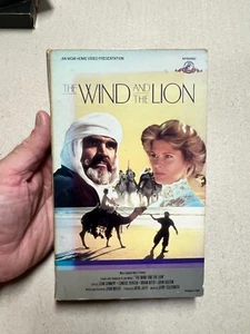 The Wind And The Lion Sean Connery Katherine Hepburn VHS Used (USA) movie - Picture 1 of 7