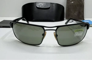 PERSOL PO 2244-S Black Polarized Sunglasses James Bond 007 Casino Royale New - Picture 1 of 8