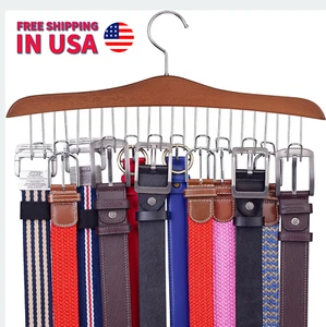 12 Hook Belt Hanger Organizer Neck Tie Holder for Closet - Picture 1 of 7