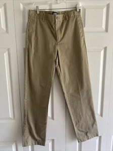 Lands End Youth 18 Khaki School Uniform Pants  - Picture 1 of 5