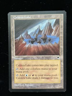 MTG Caldera Lake Tempest Regular Rare - Image 1 of 2