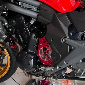Red Front Sprocket Cover Chain Guard For KAWASAKI Ninja EX Versys Vulcan S 650 - Picture 1 of 10