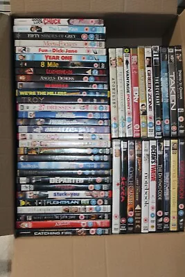 50 X Job Lot Bundle DVD’s Mixed Genre Movies Film Hollywoods Action Comedy 1405 • 12.07£