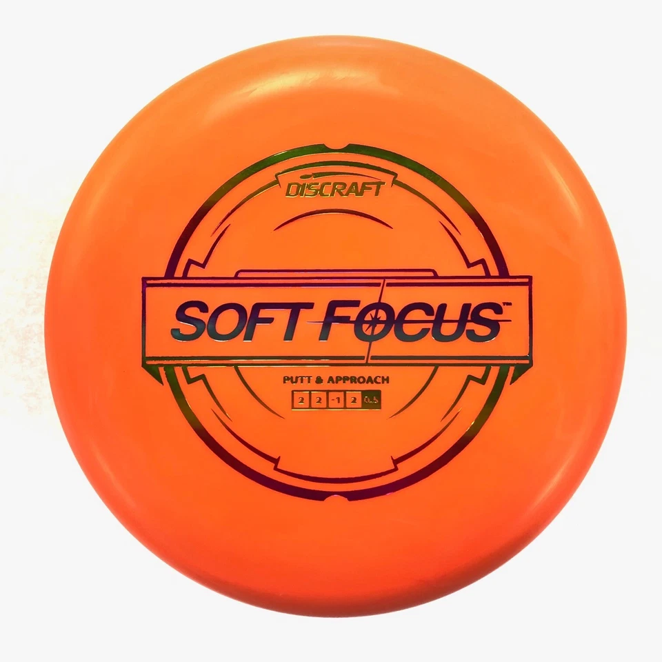 DISC GOLF DISCRAFT PUTTER LINE SOFT FOCUS PUTT/APPROACH 170-172g ORANGE - Image 1 of 1