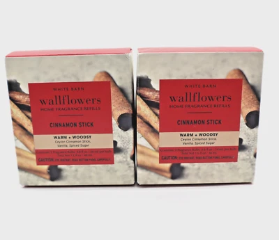 Bath & Body Works Cinnamon Stick Wallflowers Refill 0.8 fl oz 4 pack - NEW - Image 1 of 4