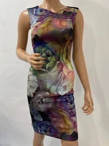 TED Bäckerkleid 0 floral schwarz voller Reißverschluss hinten - Bild 1 von 15