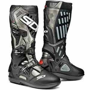 Sidi Atojo SRS MX Boots - Lead Grey / Black Motorcycle Motorbike - Picture 1 of 1