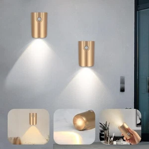 Haninula LED Sconces Wall Mounted Lamps Night Lights Rechargeable 1200mAh Batery - Picture 1 of 9