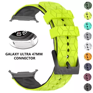 Watch Band For Samsung Galaxy Watch Ultra 47mm Sports Silicone Strap Bracelet - Picture 1 of 45