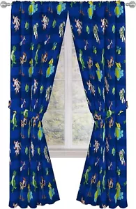 Disney Toy Story "Buzz & Woody" Kids Curtain Panel, Set of 2-AB07ZTTHPNJ4 - Picture 1 of 3