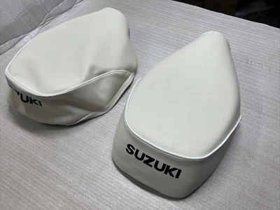 SUZUKI FA50 SEAT COVER  SUZUKI FS50 SEAT COVER 1980 TOP 1991 ( WHITE)  (S*-17) - Image 1 of 4