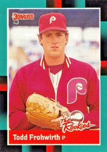 Donruss The Rookies #3 1988 Todd Frohwirth - Imagen 1 de 2