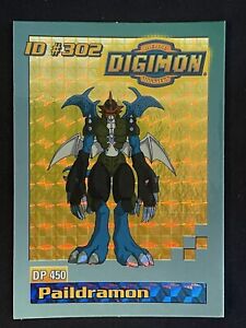 1999 Digimon Toy Exclusive Card Paildramon ID #302 Holo FOIL