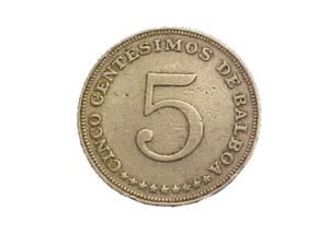 1962 Panama 5 Centesimos KM# 23.2 - Very Nice Circ Collector Coin! -c5497xux - Picture 1 of 2