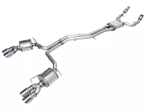 AWE Touring Exhaust w/ Polished Tips for 2019-2023 Audi C8 S6/S7 2.9T V6 AWD - Picture 1 of 7