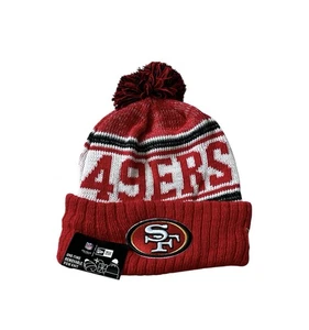 San Francisco 49ers New Era Beanie Strick Bommel Winter NFL Mütze NEU - Bild 1 von 5