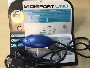 Used Studio M-Audio Midiman UNO MIDISPORT 1X1 USB to MIDI Host Interface Cables - Picture 1 of 4
