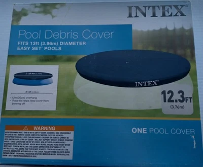 Intex 13' Easy Set Above Ground Rope Tie PVC Vinyl Pool Debris Cover Outdoor - Image 1 of 4