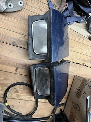 86-91 MAZDA RX7 FC3S MONTAJE LÁMPARA FARO EMERGENTE DELANTERO AZUL Foto 1 de 4