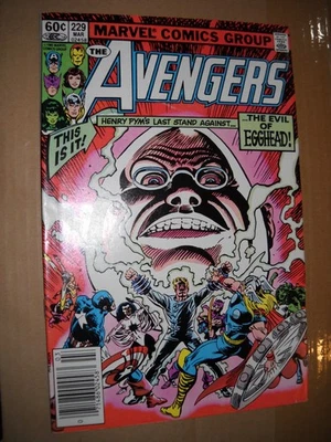 Avengers #229 Rare Tattooz Error March 1983 Newsstand Marvel Bronze Comics - Image 1 of 4