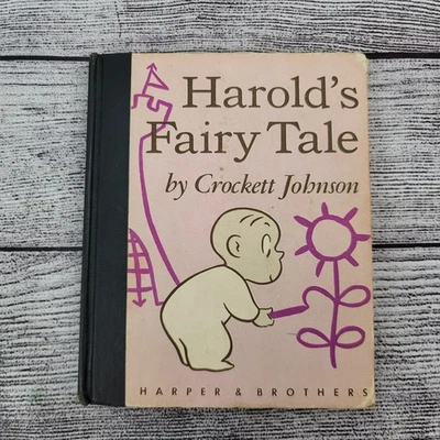 Libro infantil vintage 1956 Harold’s Fairy Tale de Crockett Johnson Foto 1 de 4