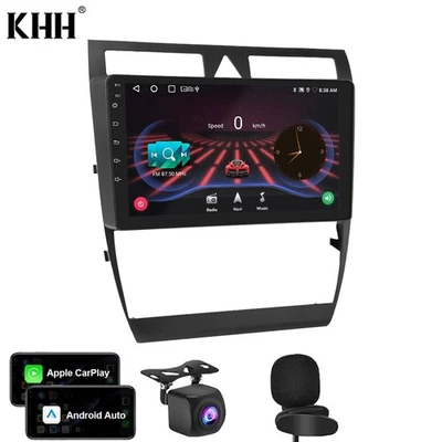 8+128G Android 13 Para Audi A6 C5 S6 1997-2004 Carplay GPS Navegación Coche Radio Estéreo Foto 1 de 4