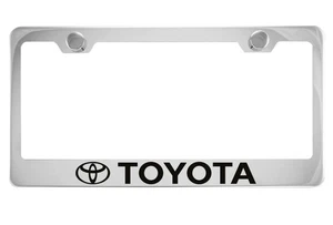 2 PK. Marco de matrícula cromado Toyota - Imagen 1 de 1