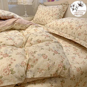 Bedding Set 3 Piece, Duvet Cover Set 1 Duvet Cover 2 Pillowcase,Single/Double - Picture 1 of 34