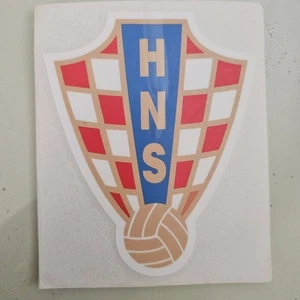 Calcomanía adhesiva vintage de fútbol de la selección nacional de Croacia de fútbol - Imagen 1 de 2