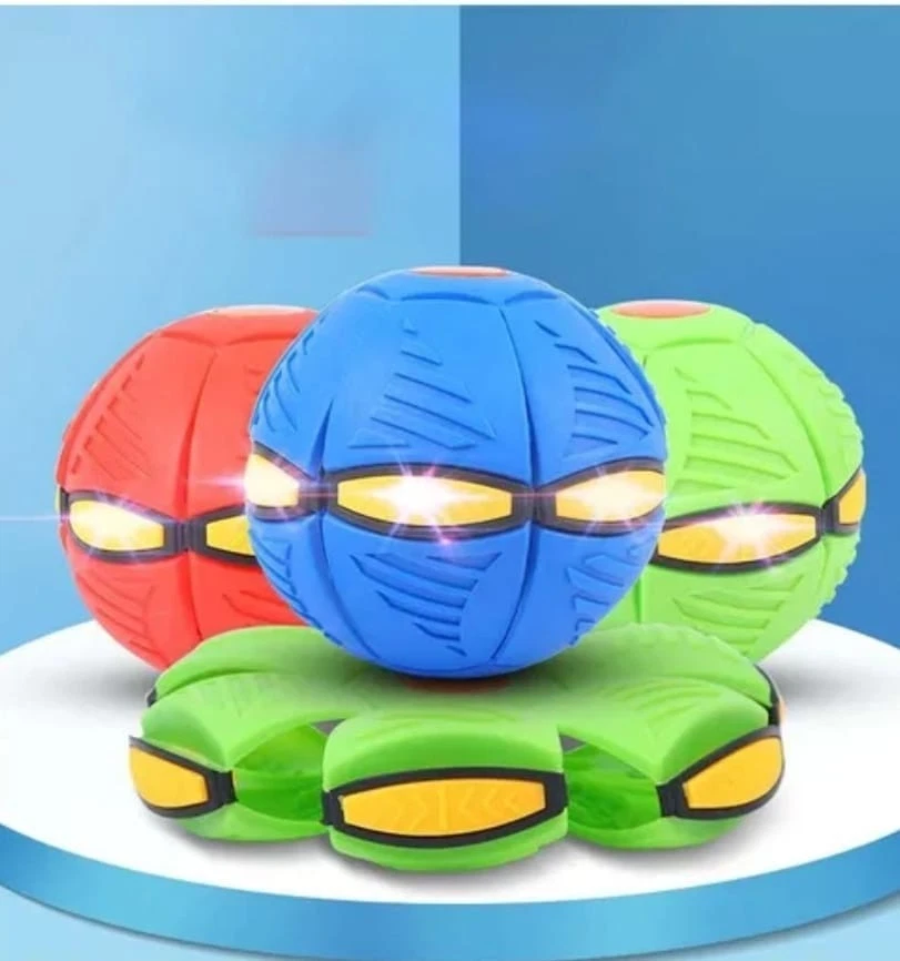 Interactive Magic Flying Saucer Ball Funny Pet Toy Dog Training 3 LED lights - Image 1 of 4