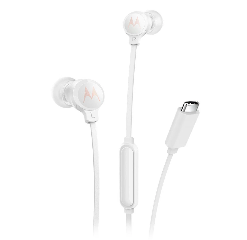 Motorola EARBUDS3CSWHITE cuffia e auricolare Cablato In-ear Musica e Chiamate US - Immagine 1 di 1