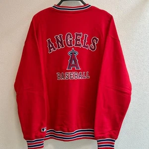 MLB Angels Yusei Kikuchi Embroidered Sweatshirt, Rare, Size L, - Picture 1 of 12