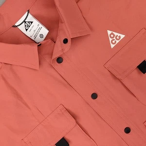 Nike ACG Devastation Trail Shirt Boys XL Orange Dri-FIT Utility Pocket Outdoor - Picture 1 of 15